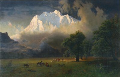 Mount Adams, Washington by Albert Bierstadt